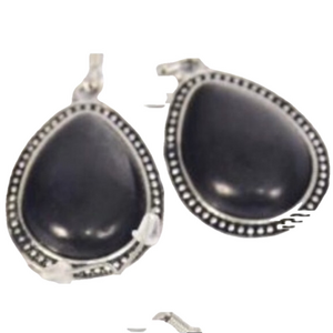 1 pair Metal BohoChic Semi-precious stone earrings